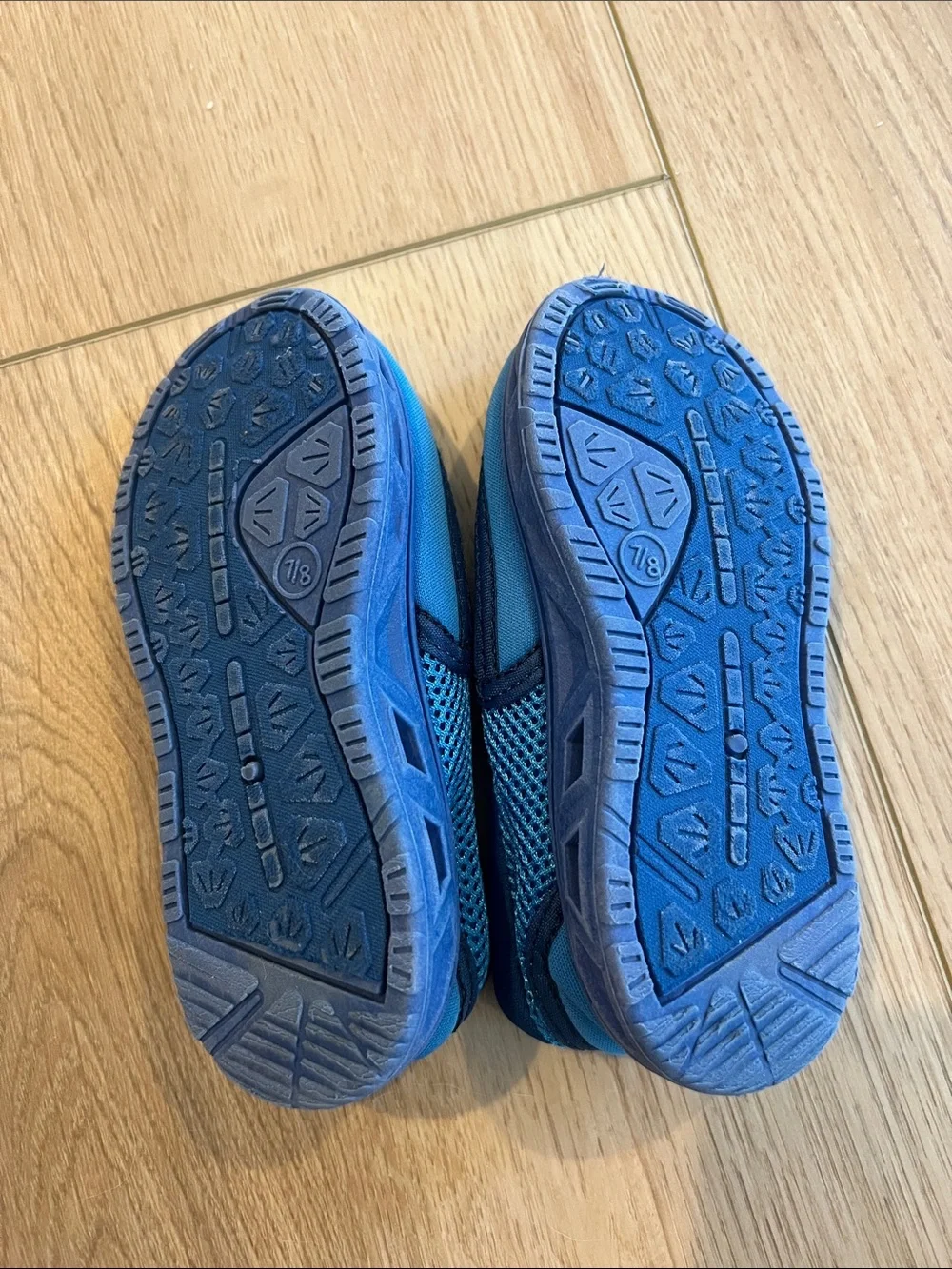 Disney Toy Story Blue Kids Slip-On Water Shoes with Woody & Buzz